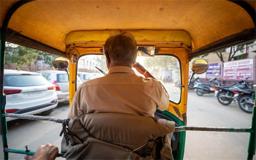 Rikša v delhiju