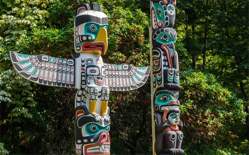 Totemi v Stanley parku v Vancouvru