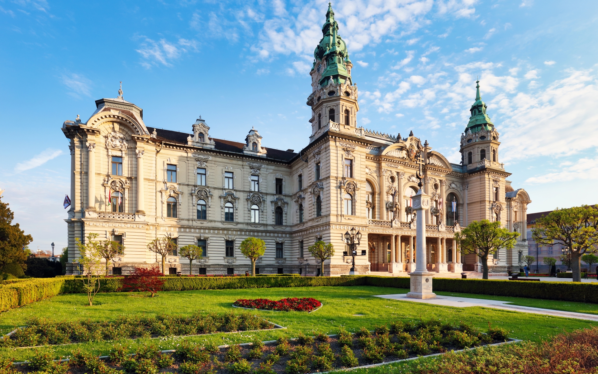 Mestna hiša v mestu Gyor