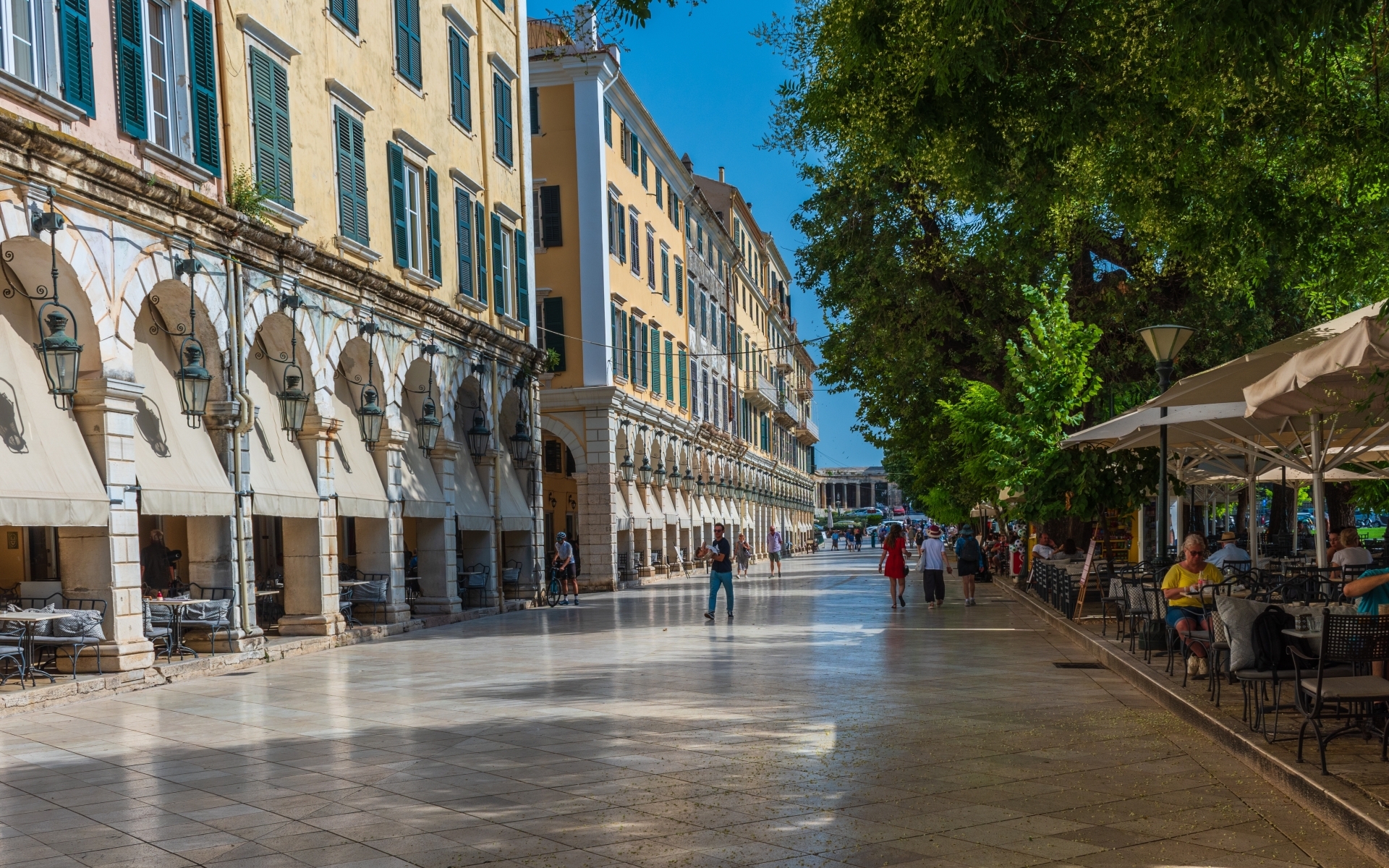 Arkade Listen v mestu Krf