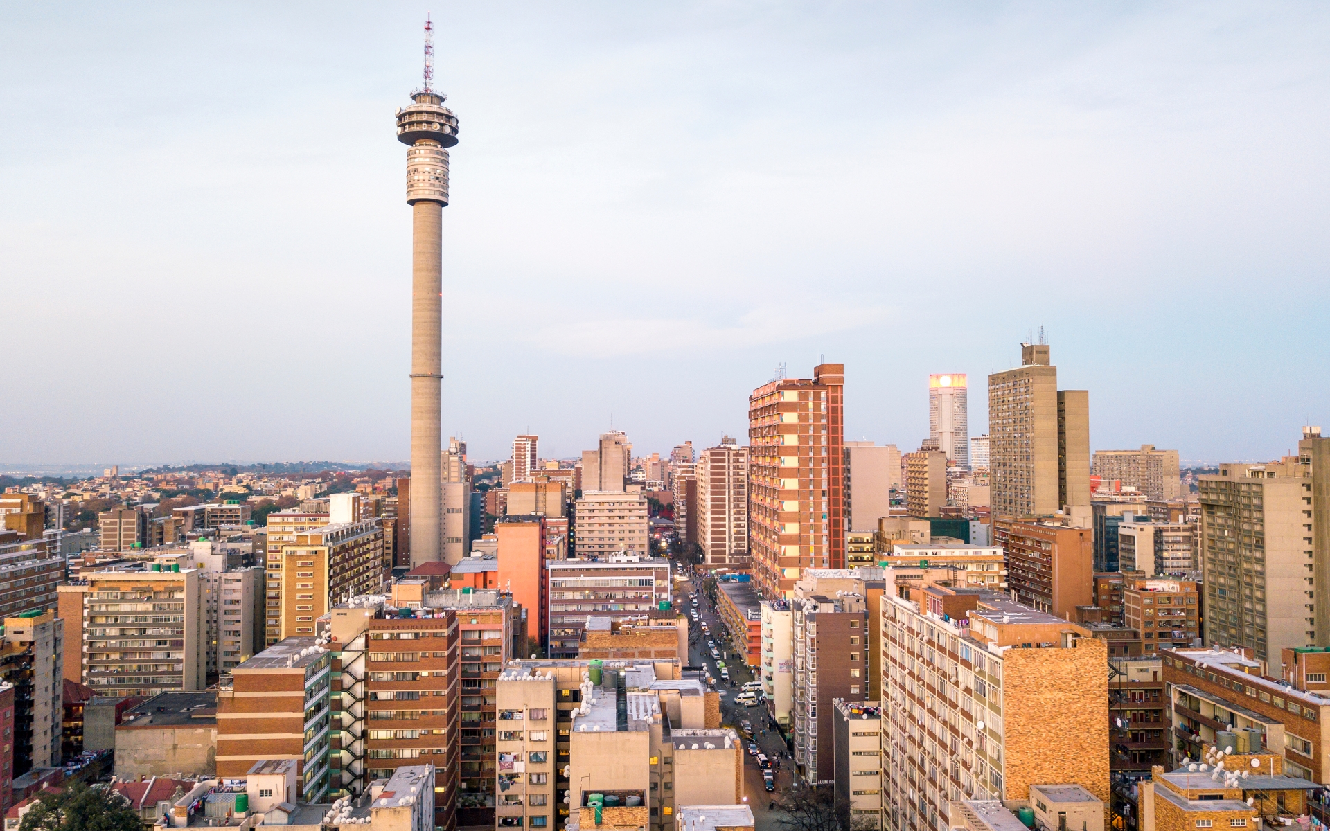 Panorama mesta Johannesburg
