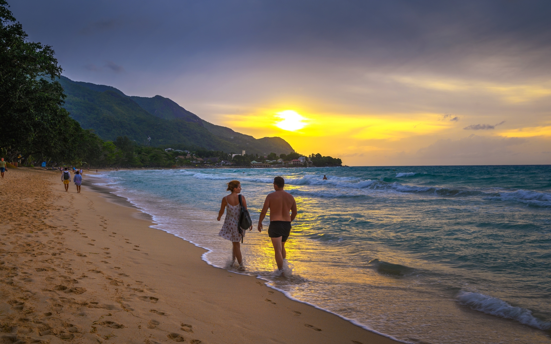 Sejšeli - Plaža Beau Vallon