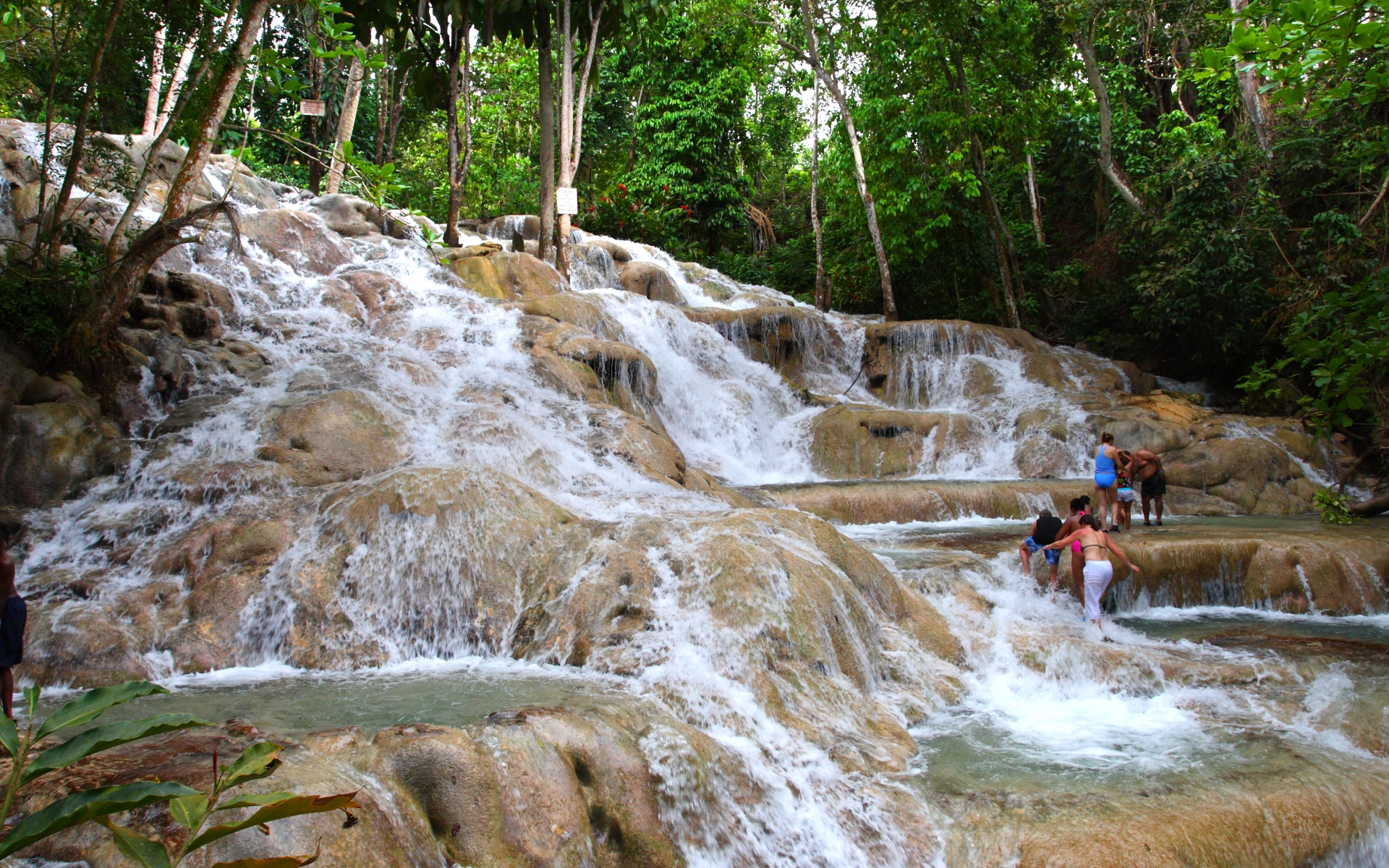 Dunn's river falls v Ocho Rios