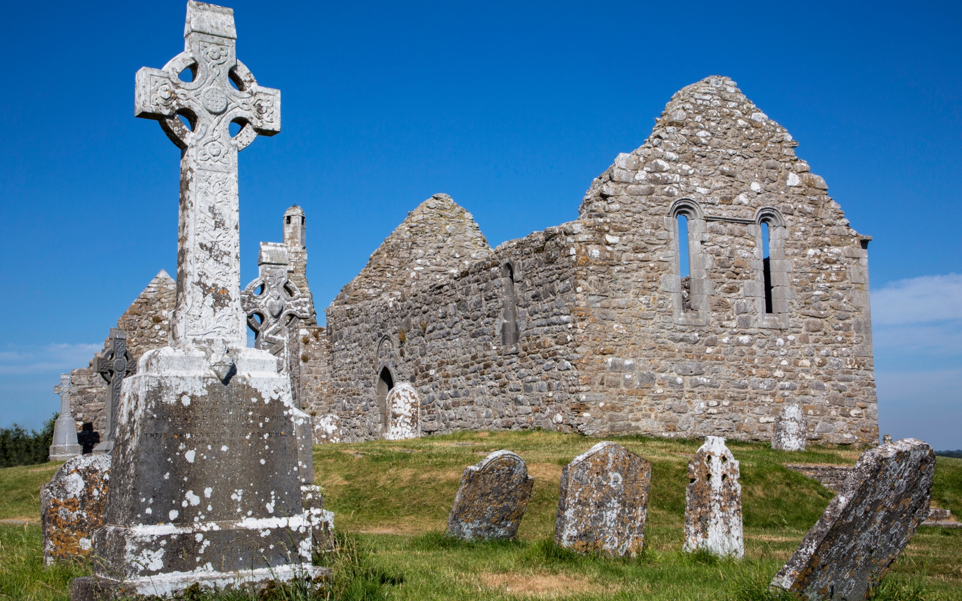 Clonmacnoise - Ruševine starega samostana